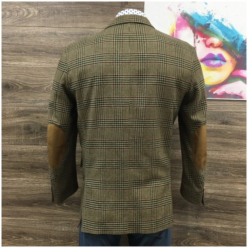FACONNABLE Mens Wool Blazer Sport Coat Casual Jacket Size 42R Classic Suit